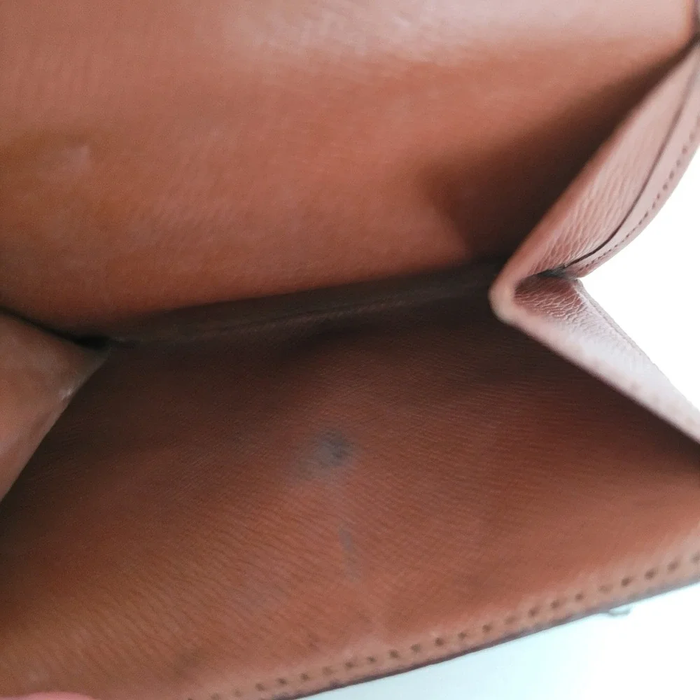 Louis Vuitton Monogram Porte-Monnaie Billets Trifold Wallet Brown SD0968 USA